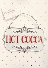 Load image into Gallery viewer, Hot Cocoa Mini Tin Sign
