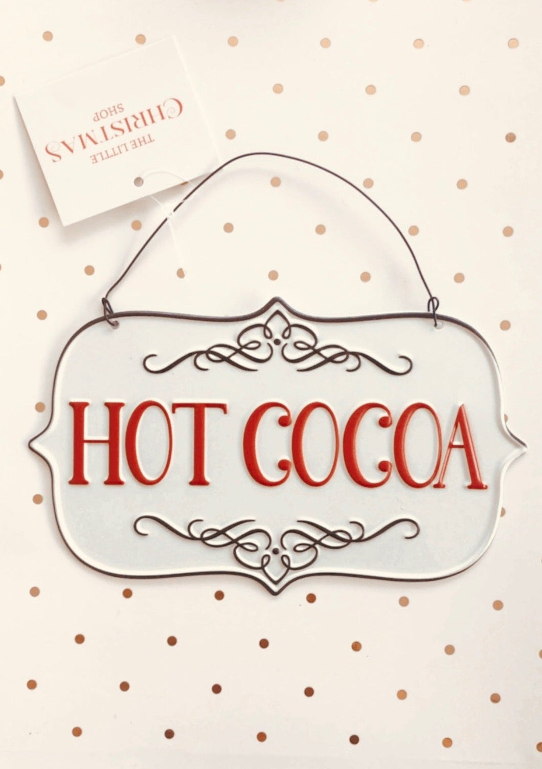 Hot Cocoa Mini Tin Sign