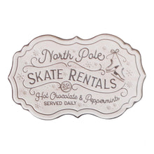 Load image into Gallery viewer, North Pole Skate Rentals Sign - GLOSSY
