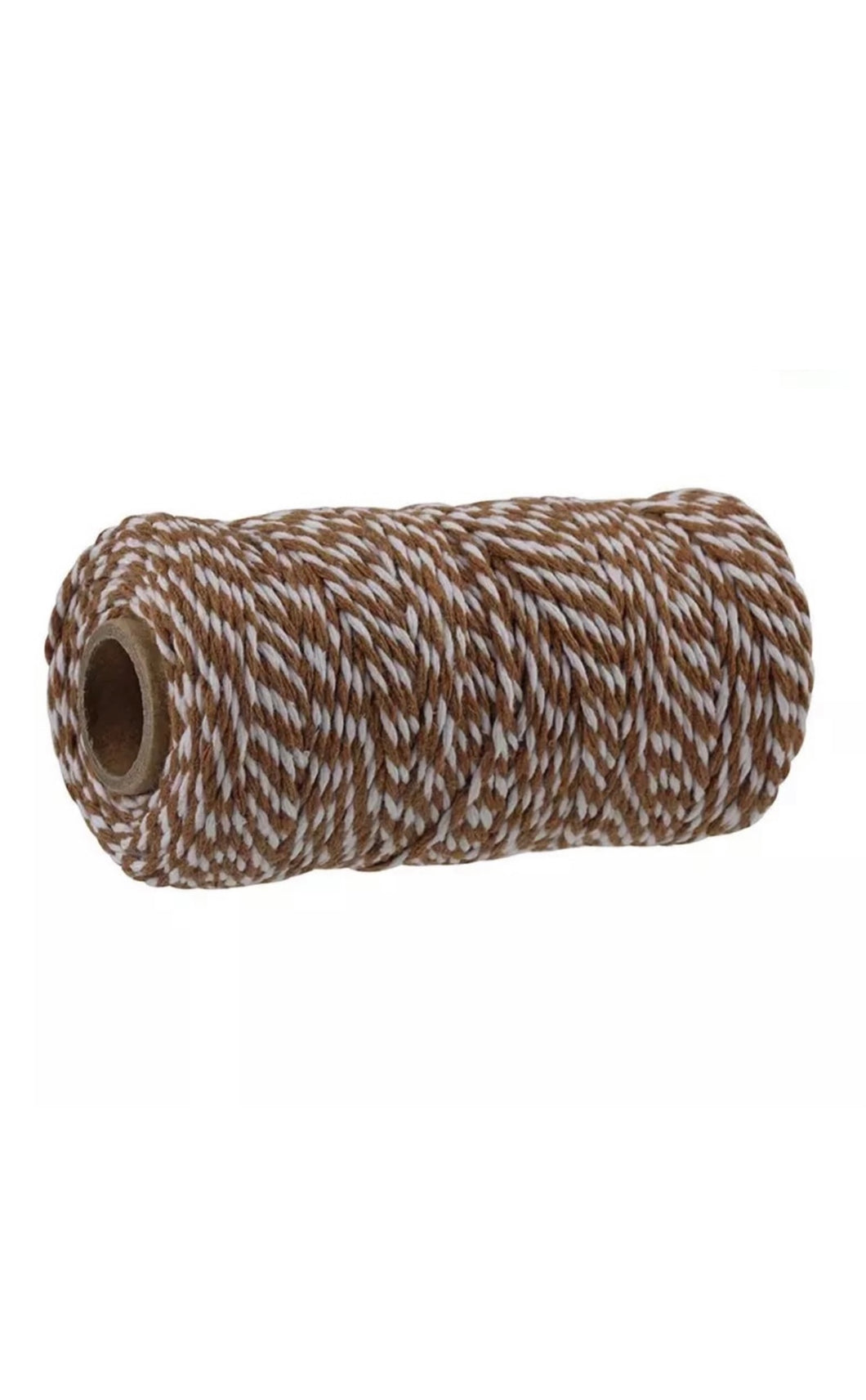 Bakers Twine 100m - Brown/White