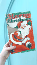 Load image into Gallery viewer, Retro Magnetic Book box Large - Merry Christmas

