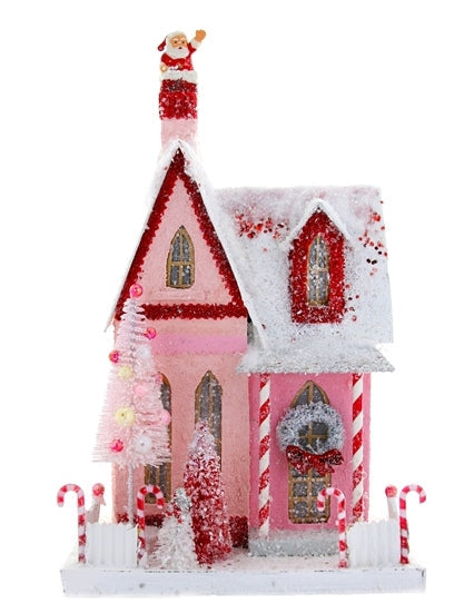 Candy Cane Cottage - Putz House
