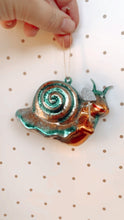 Load image into Gallery viewer, Snail Glass Ornament

