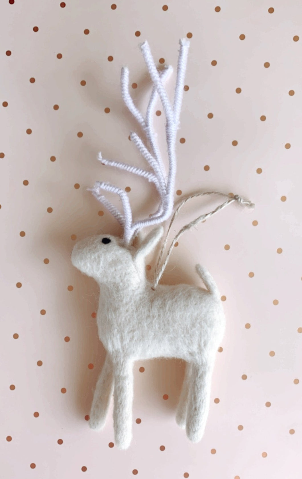 Winter Reindeer - Felt Ornament