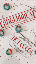 Load image into Gallery viewer, Gingerbread Tin Sign
