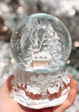 Load image into Gallery viewer, Winter Woods Church Musical Snow Globe

