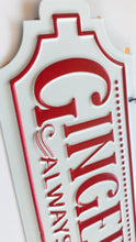 Load image into Gallery viewer, Gingerbread Tin Sign
