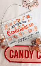 Load image into Gallery viewer, Mini Tin Gingerbread Sign
