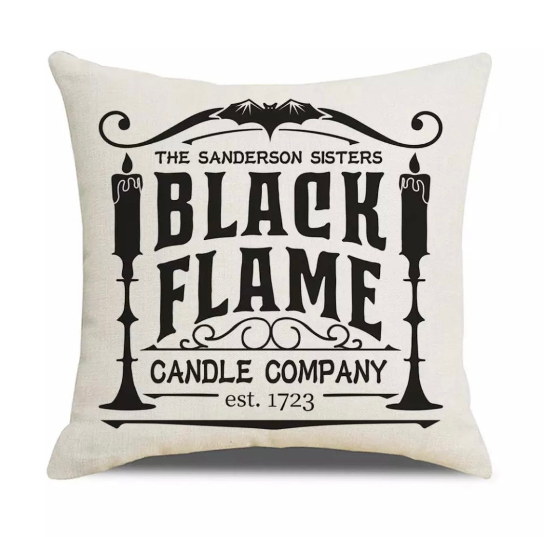 Black Flame Candle Company Cushion Cover